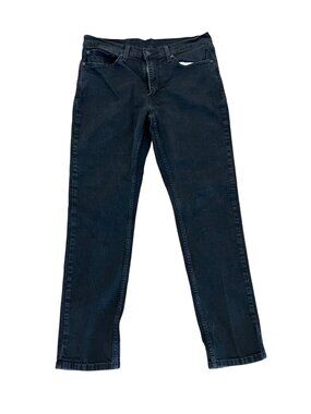 Levi's 511 Slim Fit Black Jeans Men's Size W34 L32 Cotton Blend Denim Pants